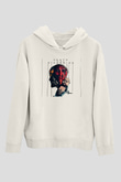 Death Stranding Baskılı Beyaz Unisex Kapüşonlu Sweatshirt