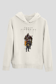 Death Stranding Baskılı Beyaz Unisex Kapüşonlu Sweatshirt