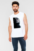 Death Stranding Baskılı Beyaz Unisex Kolsuz Tişört - Tshirt