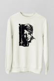 Death Stranding Baskılı Beyaz Unisex Sweatshirt