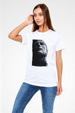 Death Stranding Baskılı Unisex Beyaz Tişört - Tshirt
