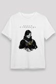 Death Stranding Baskılı Unisex Beyaz Tişört - Tshirt