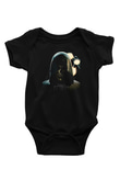 Death Stranding Baskılı Unisex Siyah Bebek Body - Zıbın
