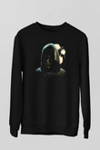 Death Stranding Baskılı Unisex Siyah Sweatshirt