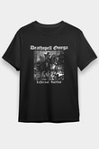 Deathspell Omega Baskılı Unisex Siyah Tişört - Tshirt