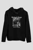 Deathspell Omega Baskılı Unisex Siyah Kapüşonlu Sweatshirt