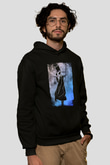 Dedektif Siyah Unisex Kapüşonlu Sweatshirt