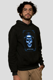 Dedektif Siyah Unisex Kapüşonlu Sweatshirt