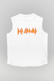 Def Leppard Beyaz Unisex Kolsuz Tişört