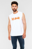 Def Leppard Beyaz Unisex Kolsuz Tişört