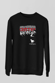 Deftones Baskılı Unisex Siyah Sweatshirt