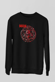 Deicide Baskılı Unisex Siyah Sweatshirt