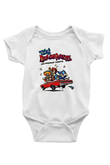Delinquent Habits Baskılı Beyaz Unisex Bebek Body - Zıbın