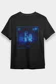 Demir Atom Numarası Baskılı Unisex Siyah Tişört