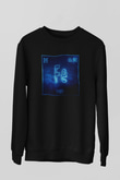 Demir Atom Numarası Baskılı Unisex Siyah Sweatshirt