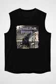 Demolition Hammer Baskılı Unisex Siyah Kolsuz Tişört