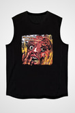 Demolition Hammer Baskılı Unisex Siyah Kolsuz Tişört