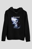 Demonaz Siyah Unisex Kapüşonlu Sweatshirt