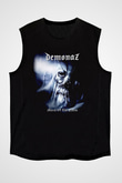 Demonaz Siyah Unisex Kolsuz Tişört