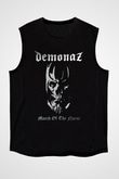Demonaz Siyah Unisex Kolsuz Tişört