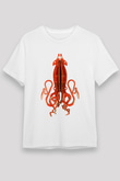 Deniz canlıları Beyaz Unisex Tişört T-Shirt - TişörtFabrikası