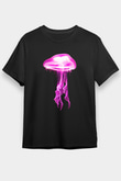 Deniz canlıları Siyah Unisex Tişört T-Shirt - TişörtFabrikası