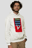 Dennis the Menace Beyaz Unisex Hoodie