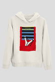 Dennis the Menace Beyaz Unisex Hoodie