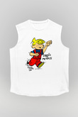Dennis the Menace Beyaz Unisex Kolsuz Tişört