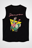 Denver, the Last Dinosaur Siyah Unisex Kolsuz Tişört
