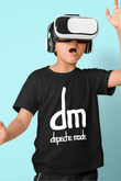 Depeche Mode Baskılı Siyah Unisex Çocuk Tişört