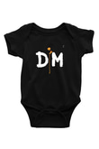 Depeche Mode Baskılı Unisex Siyah Bebek Body - Zıbın