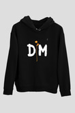 Depeche Mode Baskılı Unisex Siyah Hoodie