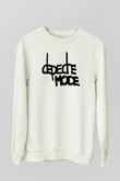 Depeche Mode Beyaz Unisex Sweatshirt