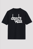 Depeche Mode Siyah Unisex Oversize Tişört T-Shirt