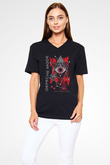 Depeche Mode Siyah Unisex V Yaka Tişört T-Shirt