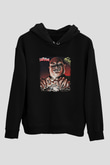 Destruction Baskılı Unisex Siyah Hoodie