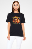 Destruction Baskılı Unisex Siyah Tişört