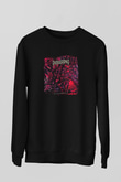 Desultory Baskılı Unisex Siyah Sweatshirt