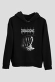Desultory Siyah Unisex Kapüşonlu Sweatshirt
