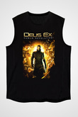 Deus Ex Siyah Unisex Kolsuz Tişört