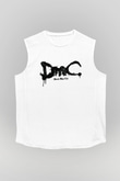 Devil May Cry Beyaz Unisex Kolsuz Tişört
