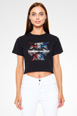Devil May Cry Siyah Crop Top Tişört