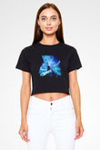 Devil May Cry Siyah Crop Top Tişört