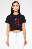 Devil May Cry Siyah Crop Top Tişört