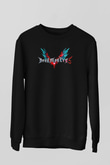 Devil May Cry Siyah Unisex Sweatshirt