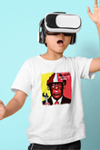 Devo Baskılı Unisex Beyaz Çocuk Tişört