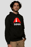 Devo Siyah Unisex Hoodie