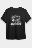 Devourment Baskılı Unisex Siyah Tişört - Tshirt