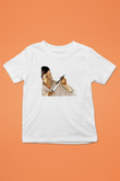 Dexter Baskılı Beyaz Unisex Beyaz Çocuk Tişört - Tshirt